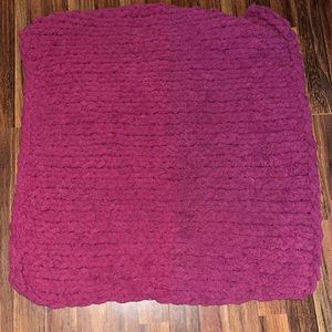 Chunky Hand knitted 40inx40in